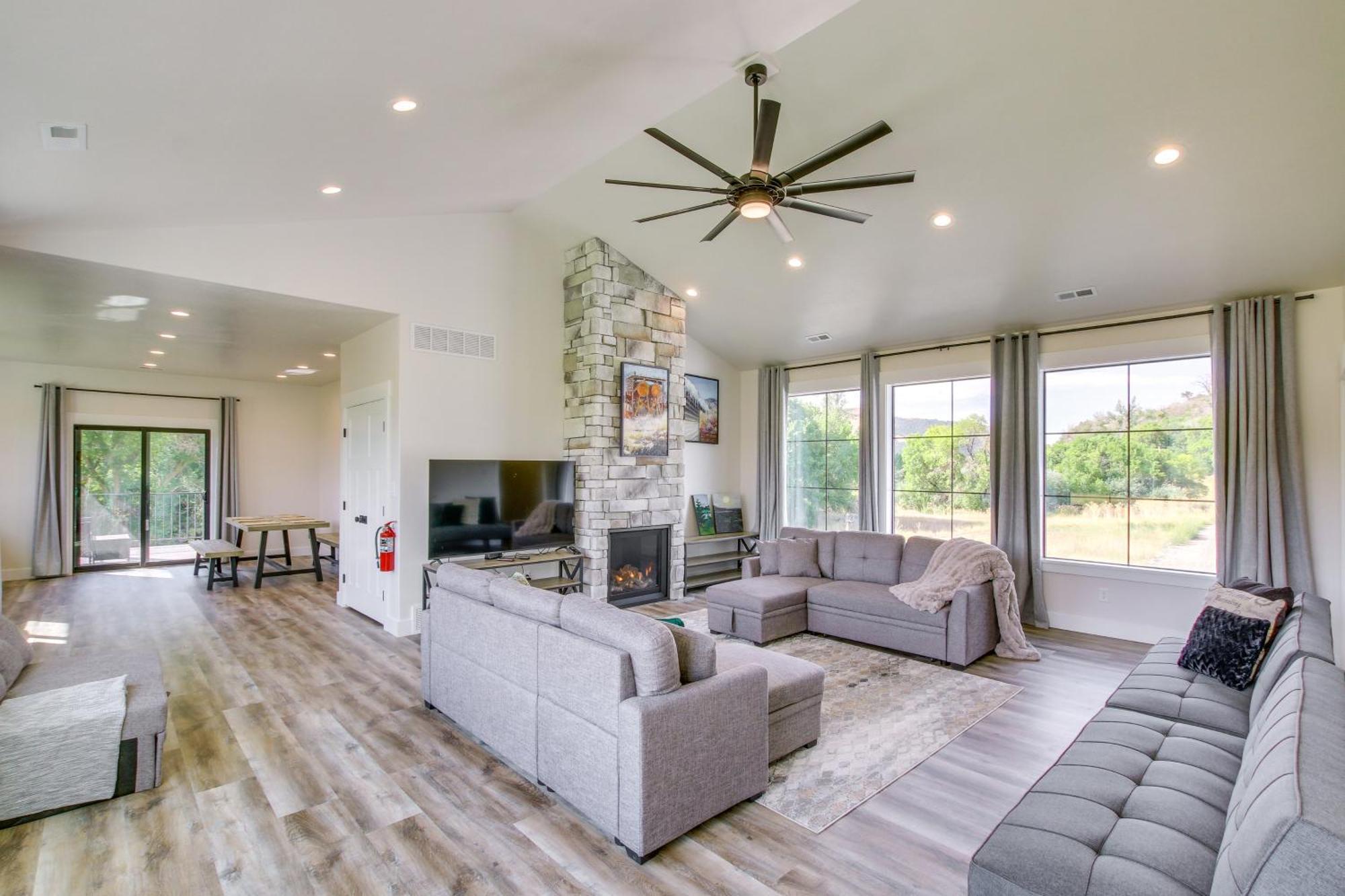 Spacious Idaho Home On Scenic Cub River! Preston ภายนอก รูปภาพ