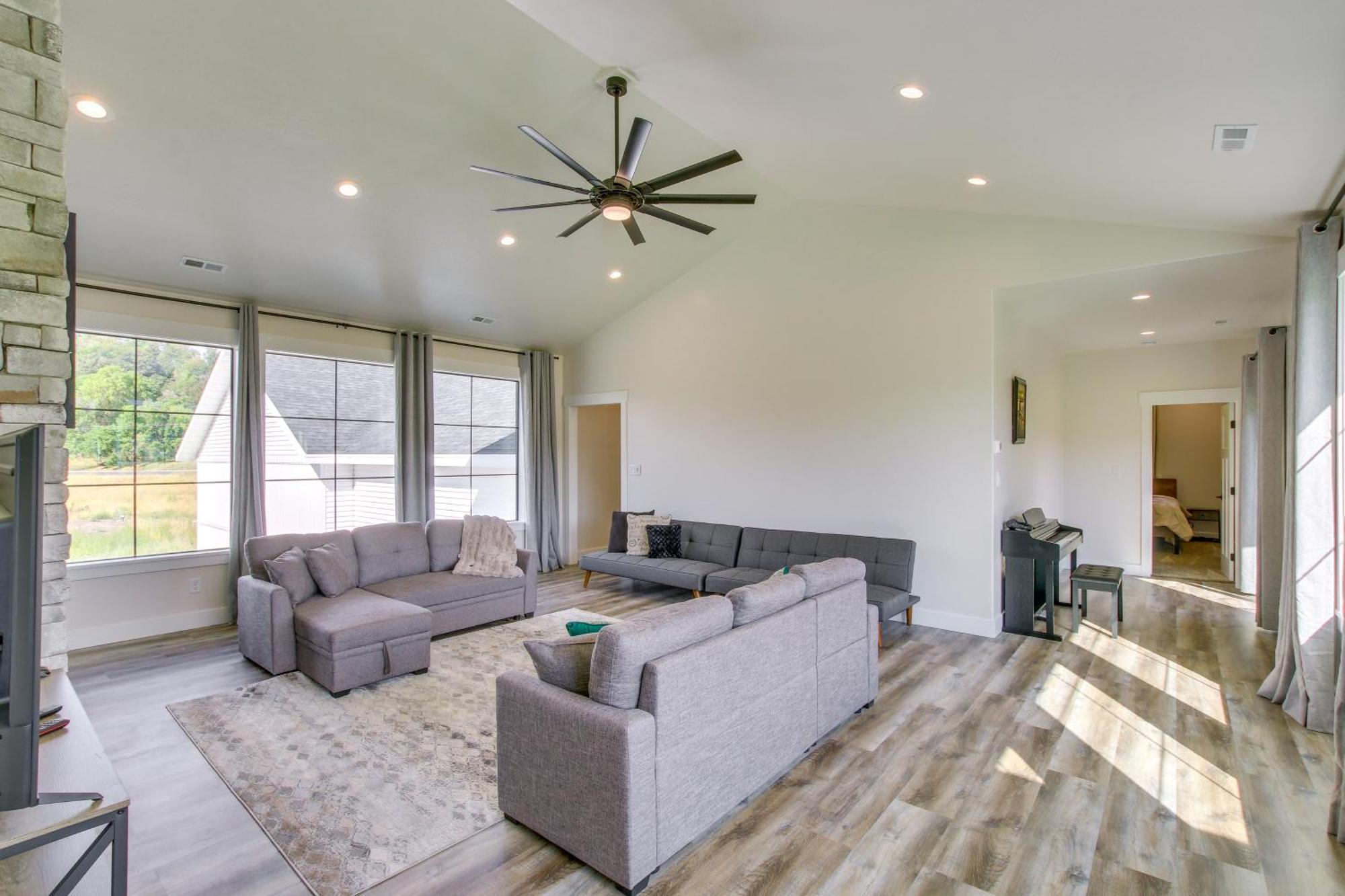Spacious Idaho Home On Scenic Cub River! Preston ภายนอก รูปภาพ