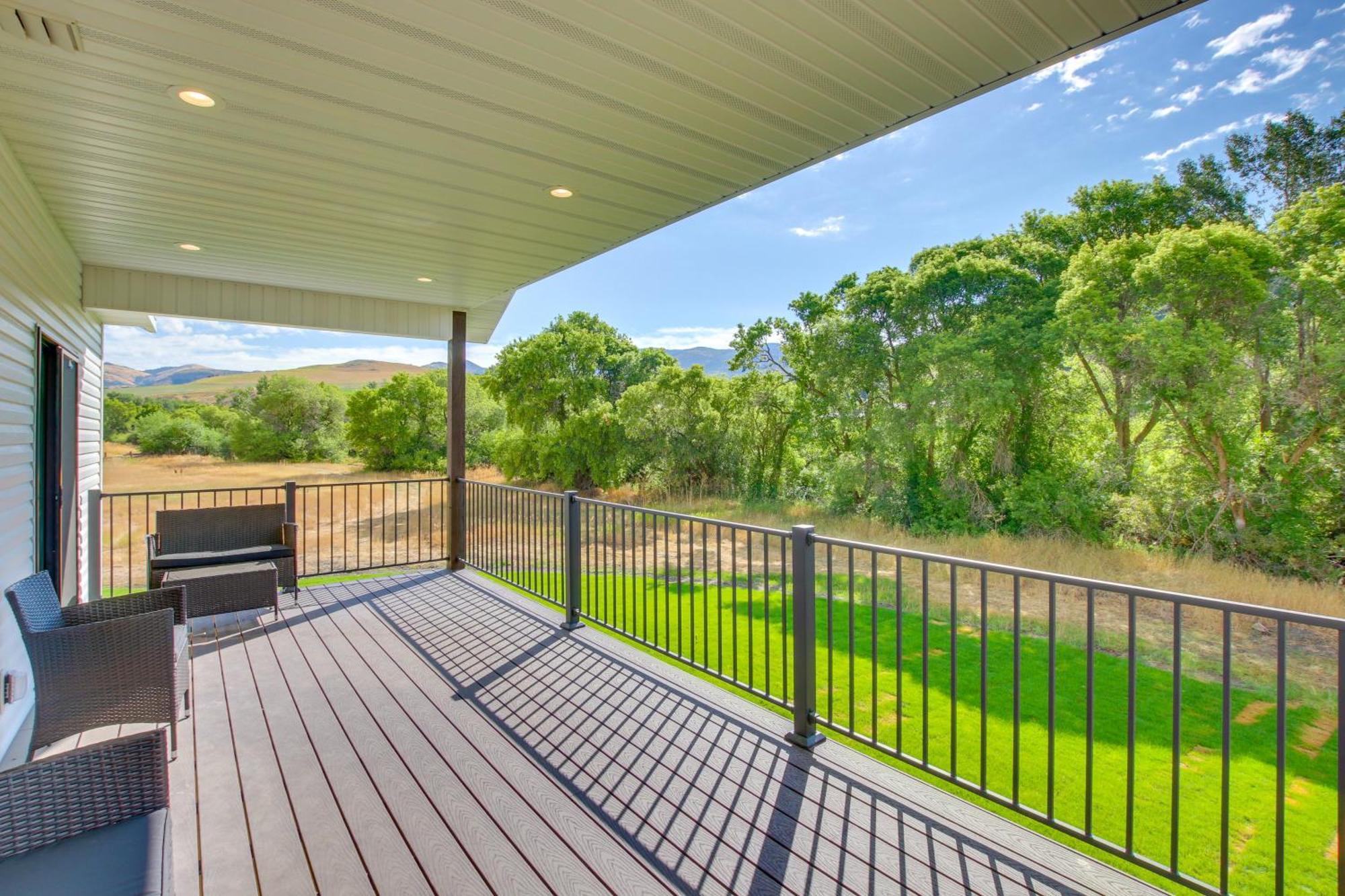 Spacious Idaho Home On Scenic Cub River! Preston ภายนอก รูปภาพ